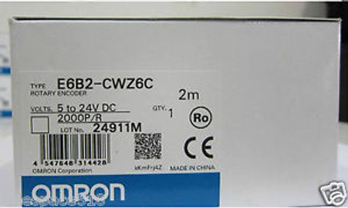 New in box Omron Rotary Encoder ( incremental ) E6B2-CWZ6C 2000P/R