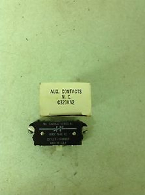 CUTLER HAMMER C320KA2 N.C. AUXILIARY CONTACT