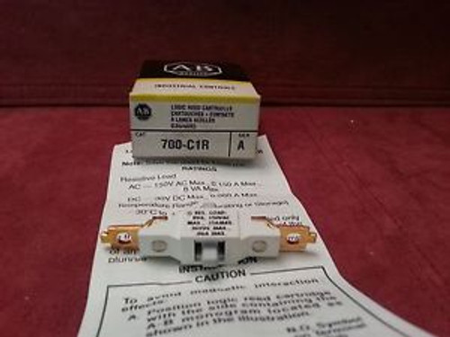 Allen Bradley 700-C1R Contact Cartridge for Relay (White) Series A