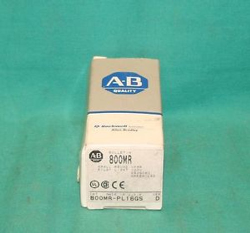 Allen Bradley 800MR-PL16GS Small Round Pilot Light 110/120V 50/60Hz Green LED