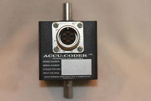 NEW ACCU-CODER 711-S INCREMENTAL SHAFT ENCODER (80)