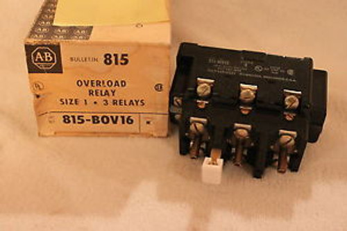 NEW New ALLEN BRADLEY 815-BOV16 OVERLOAD RELAY PANEL (46)