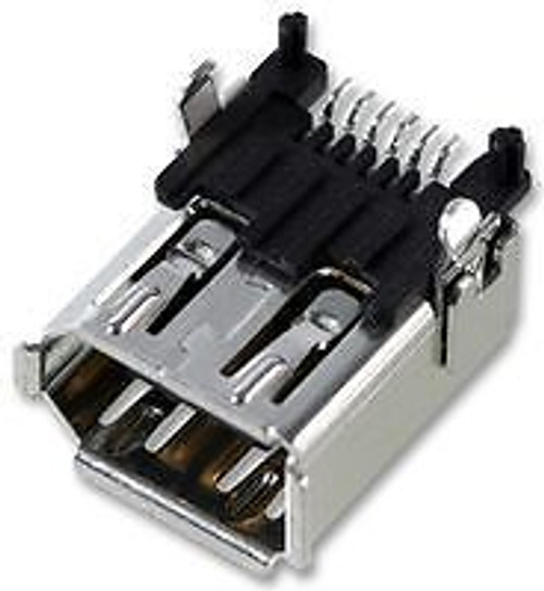 MOLEX 53462-0629 CONNECTOR, IEEE1394, RECEPTACLE, 6POS, R/A SMT (50 pieces)