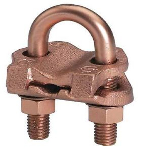 BURNDY GAR1826 Pipe Ground Clamp,5AWG,4.25In