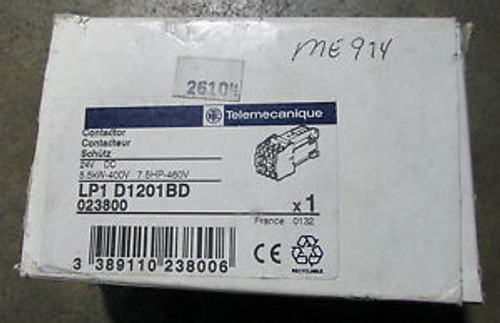 Telemecanique Contactor LP1 D1201BD (New new in box)