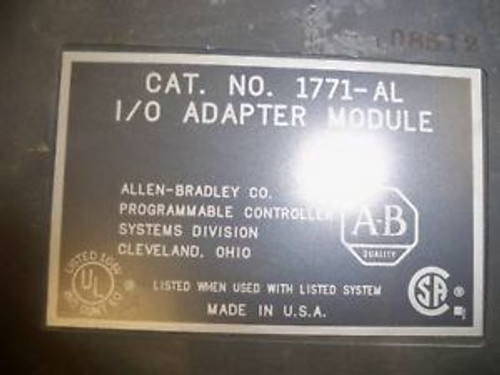 Allen Bradley 1771-AL I/O Adapter Module