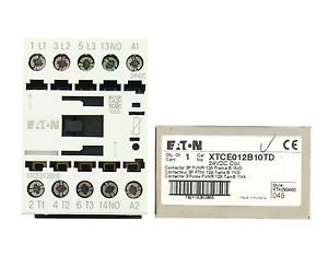 C-H / Eaton #XTCE012B10TD 12A XT 24V DC Contactor -NEW
