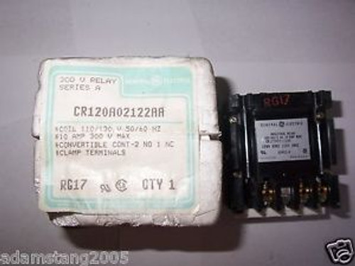 NEW GE GENERAL ELECTRIC CR120A02122AA 300V RELAY SERIES A