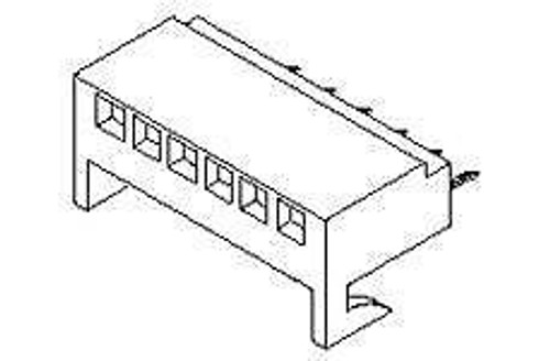 Headers & Wire Housings 6P TOP ENTRY HOUSING (50 pieces)