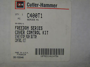 EATON CUTLER HAMMER C400T1 Freedom Ser Start/Stop Button Control Kit 99 3591 1