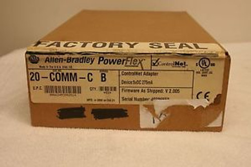 Allen Bradley 20-COMM-C Series B ControlNet Adapter NEW SEALED Powerflex