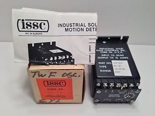 NEW ISSC SOLID STATE RELAY / DETECTOR 1214-1-K-B 12141KB .06-100 SECONDS