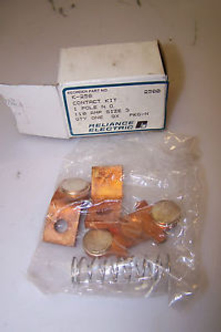 NEW RELIANCE ELECTRIC SIZE 3 CONTACT KIT 110 AMP 1 POLE MODEL K-258