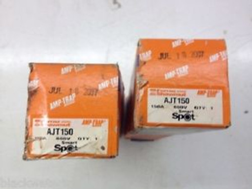 2 New GOULD SHAWMUT Smart Spot AJT150 150 Amp Fuse  (S50)