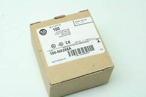 New Allen Bradley 100-NX205A Control Contactor 220/240V Coils