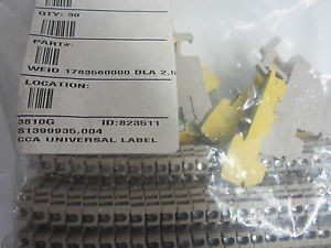 30 New Weidmuller 1783560000 DLA 2.5 Terminal Block 1783560000DLA25