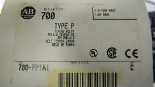 ALLEN BRADLEY 700-PPTA1 NEW and NEVER USED