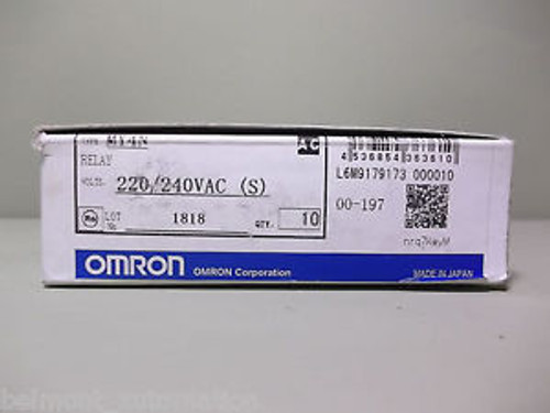 NEW IN BOX - Box of 10 PCS Omron MY4N Relays