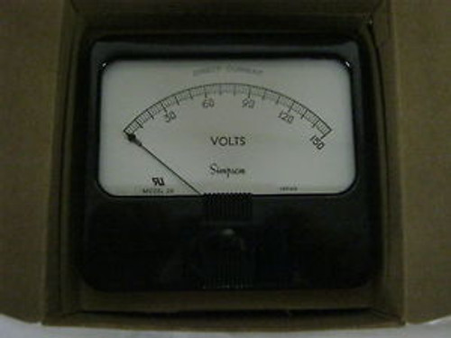 Simpson Model 29 Panel Meter 0-150 DC Volts