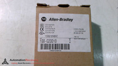 ALLEN BRADLEY 100-C23D10 SERIES C-MCS-C CONTACTOR,IEC,23A,110V 50HZ, NEW