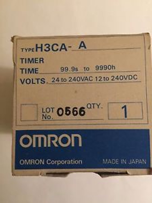 Omron H3CA-A Timer 99.9S - 9990H New