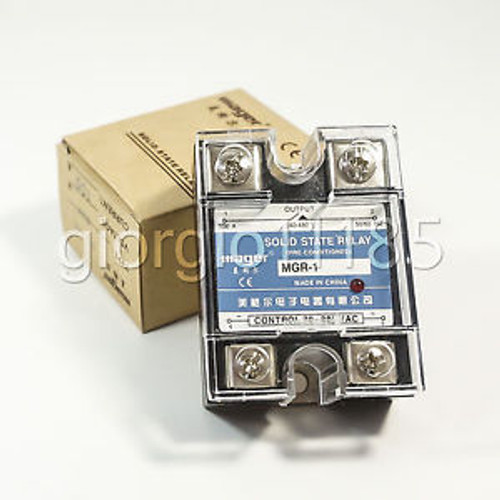 5x Solid State Relay SSR DC-AC 50A 3-32VDC/24-480VAC