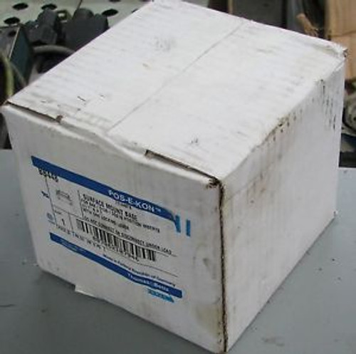 Pos-E-Kon/Thomas & Betts/T&B BB448/711448TB/007862107946 Surface Mount Base NIB