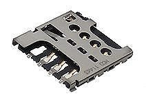 Memory Card Connectors MICRO SIM 1.40MM HT PUSH/PULL 6CKT (100 pieces)