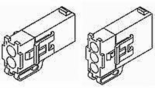 Pin & Socket Connectors CONN CAP 2 POS (100 pieces)