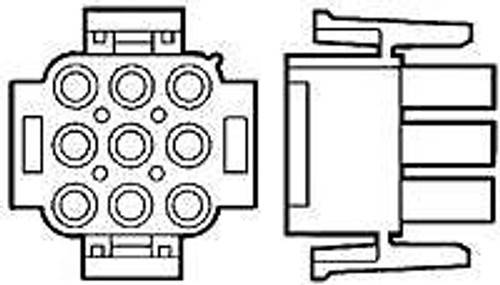 Pin & Socket Connectors 15P UMNL PLUG HSG NATL (100 pieces)