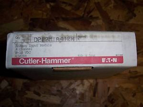 Cutler Hammer D200M1A410H Analog Input Module New