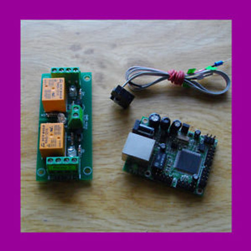 Ethernet / Internet 2 Channel Relay Board - IP, SNMP, HTTP(WEB)