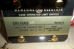 Nnb Ge Vane Operated Limit Switch Model Cr115As Series A