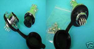 20psc,Waterproof Rubber Cover 10 Pin Cable Connector,P10D