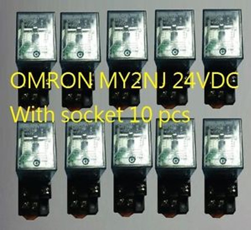 Omron MY2NJ 24VDC Relay With Socket 10 pcs