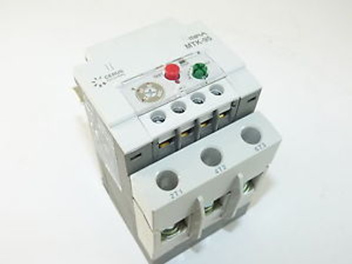 New Cerus MTK-95/3-50S Thermal Overload Relay 34 to 50a 1-yr Warranty