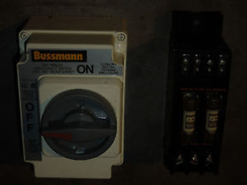 Bussman #50-07-03, Solid State Power Contactor, Fused w/KAX25,25A,240V,2 P. New