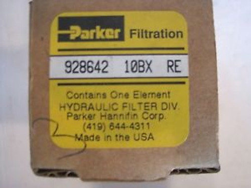 NEW PARKER 928642 10BX RE FILTER ELEMENT