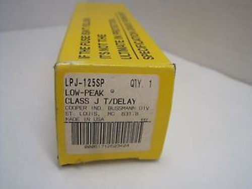 NEW COOPER BUSSMANN LPJ-125SP FUSE  LPJ125SP