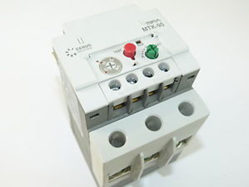 New Cerus MTK-95/3-65S 45 to 65a 3p Screw Type Overload 1-yr Warranty