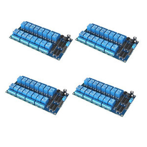 4x 12V Active Low 16 Channel Relay Module Board for Arduino PIC AVR MCU DSP ARM