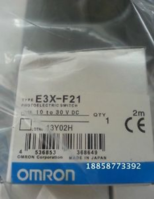 Omron Photoelectric Switch E3X-F21 10-30VDC NEW IN BOX