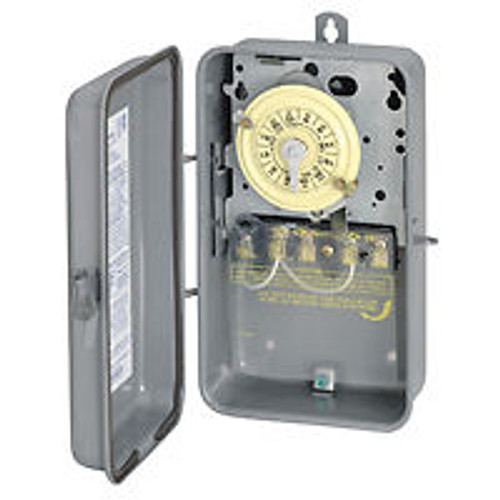 Intermatic T104R Raintight Outlet Door DPST Time Switch