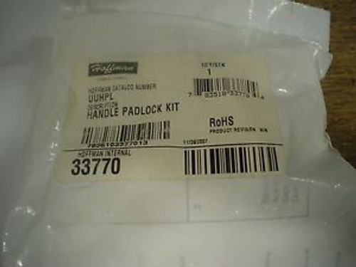New Hoffman handle padlock Kit UUHPL - 60 day warranty