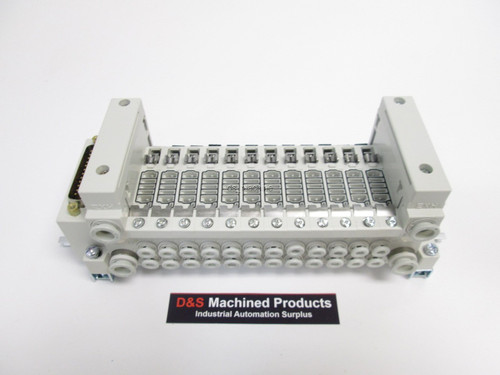 New SMC VV5Q11-12C4FU0-DN-X50US 12-Slot Manifold