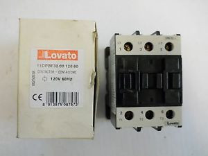 LOVATO 11DPBF32 00 120 60 CONTACTOR 120V COIL NEW CONDITION IN BOX