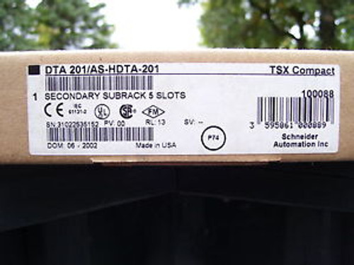 Modicon DTA 201/AS-HDTA-201 Secondary Subrack 5 slot PLC TSX Schneider SEALED