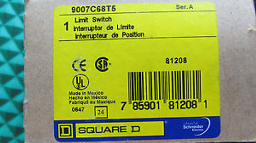 New In The Box Square D Limit Switch 9007C68T5