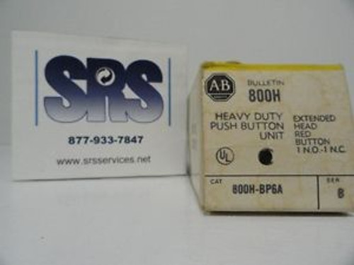 Allen Bradley 800H-BP6A Extended Head Red Button