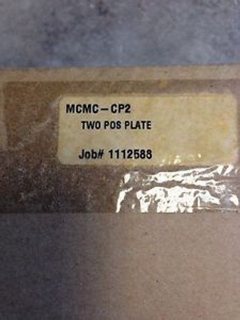 MCNAUGHTON-MCKAY ELECTRIC CO MCMC-CP2 Two Position Plate New In Sealed Box